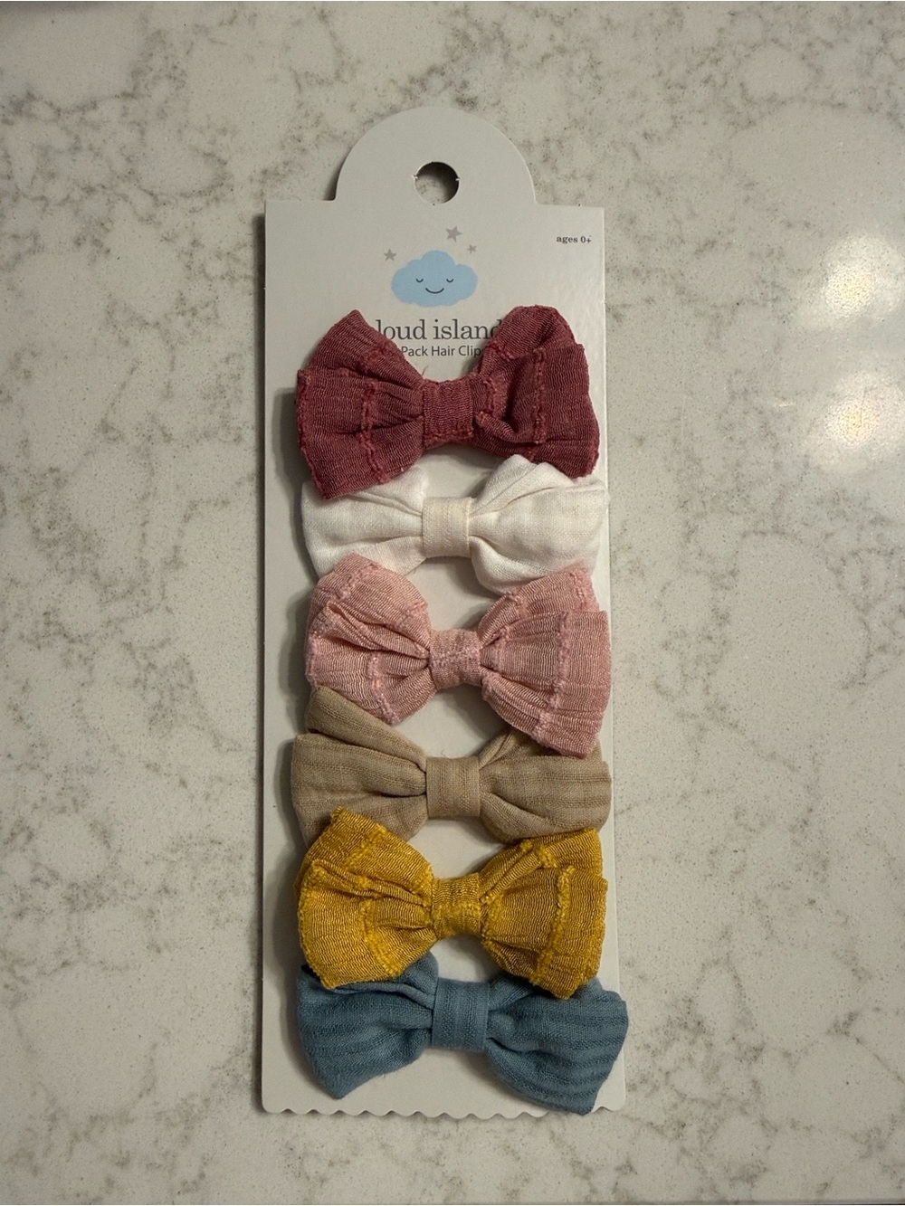 Cloud Island Girls Bow Hair Clip Set -